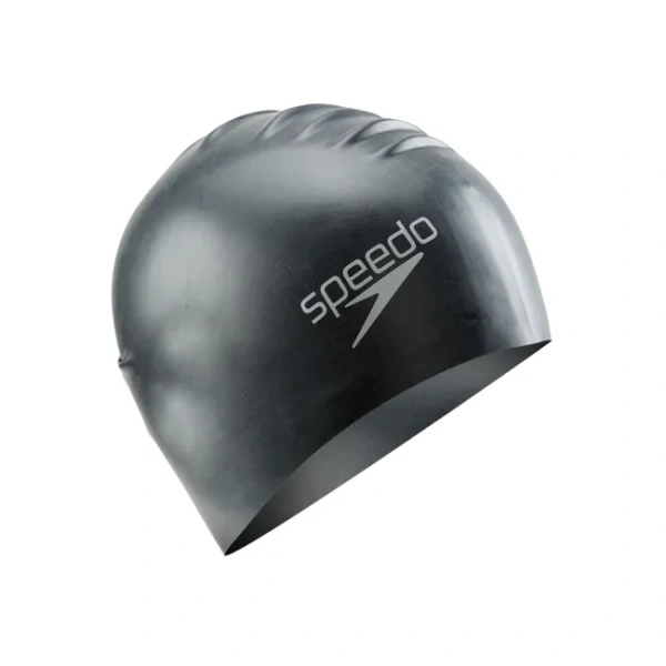 Шапочка для плавания Speedo Long Hair, силикон (чёрный)